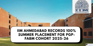 IIM Ahmedabad Records 100% Summer Placement for PGP-FABM Cohort 2025-26; Check Details here